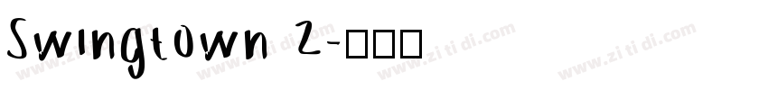 Swingtown 2字体转换